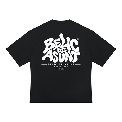 BELIC DE ASUNT — Heavyweight Oversized Tee - Black